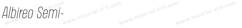 Albireo Semi字体转换